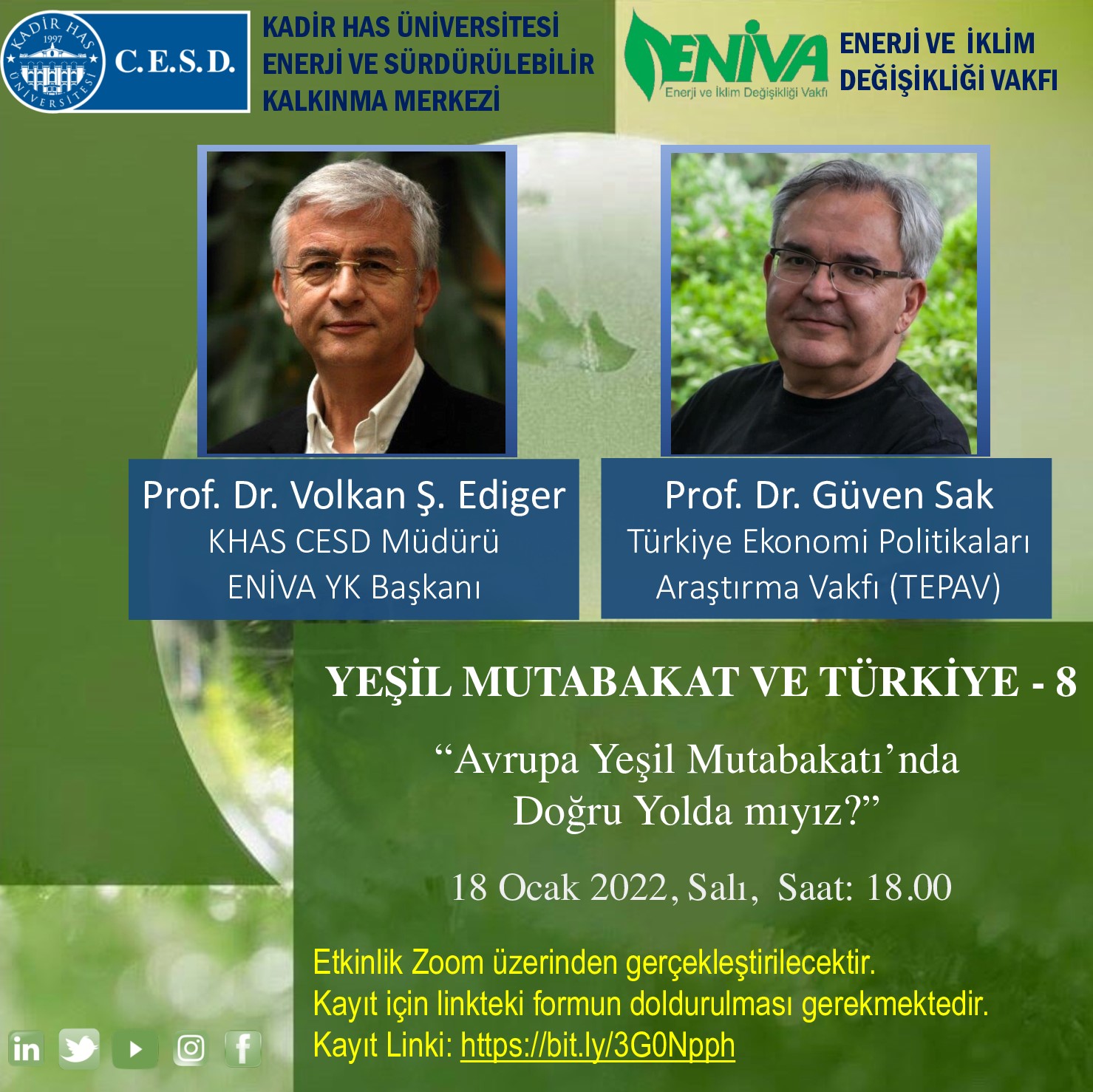 European Green Deal and Turkey-8: Prof. Dr. Güven Sak