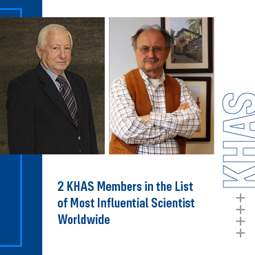 2 KHAS Members in the List of Most Influential Scientist Worldwide