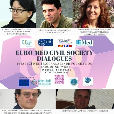 Avrupa-Akdeniz Sivil Toplum Diyaloğu Nereye Gidiyor?  Anna Lindh Vakfı Yöneticilerinin Perspektifinden