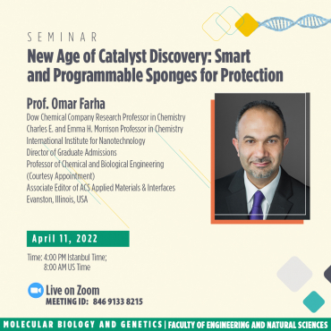 Molecular Biology and Genetics Seminars: Prof. Omar K. Farha