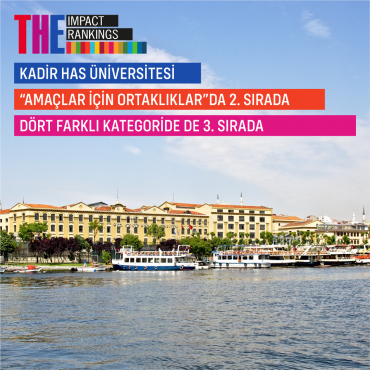 KHAS, The Impact Rankings 2022 Türkiye Vakıf Üniversiteleri Sıralamasında “Amaçlar İçin Ortaklıklar” Başlığında 2. Sırada