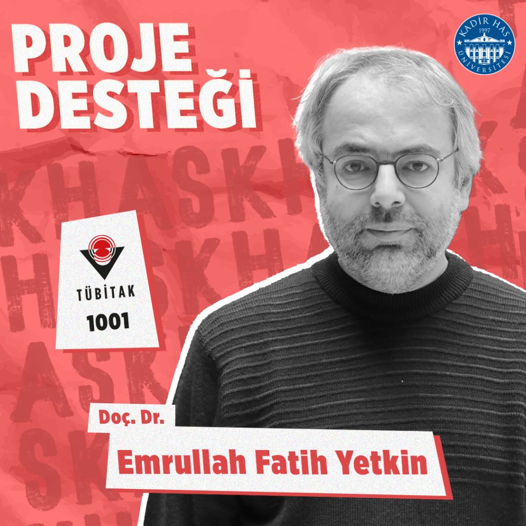 Doç. Dr. Emrullah Fatih Yetkin’e TÜBİTAK 1001 Proje Desteği