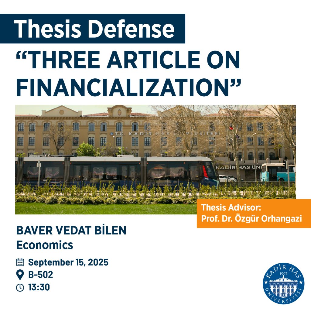 Economics PhD Defense Exam: “Three Article On Financialization”