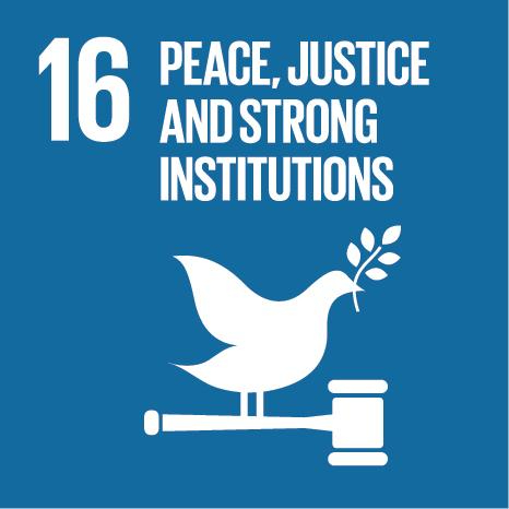 SDG 16 - PEACE, JUSTICE AND STRONG INSTITUTIONS