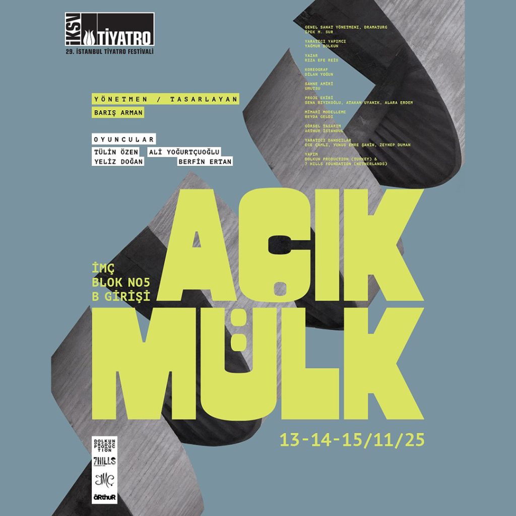 29. Tiyatro Festivali’nde Üniversitemizden Bir İz: Açık Mülk