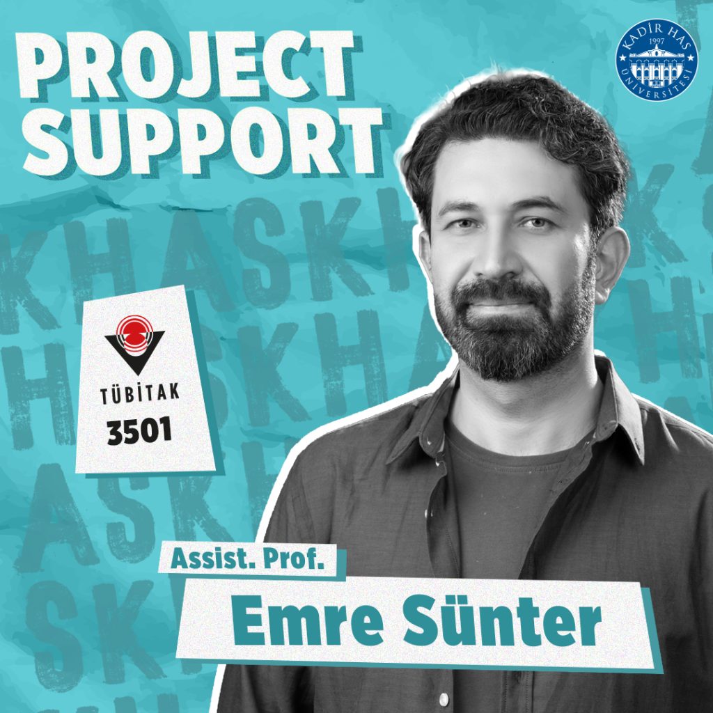 Asst. Prof. Emre Sünter Receives TÜBİTAK 3501 Project Grant