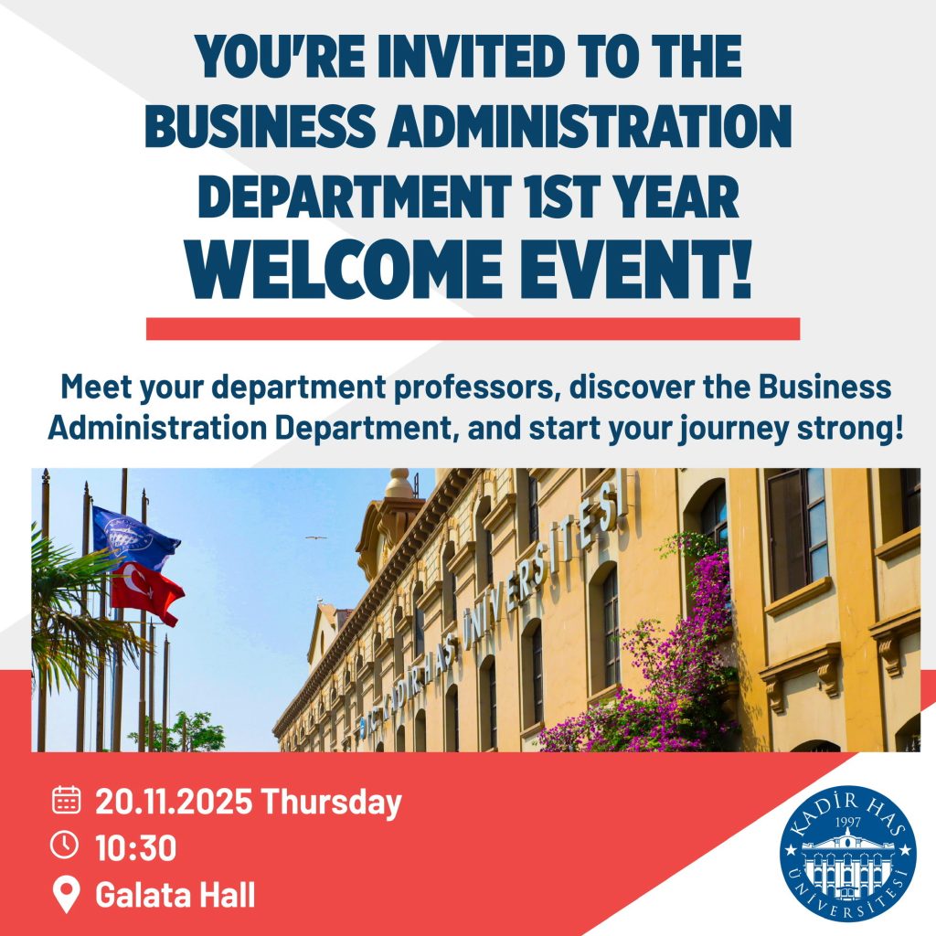 Business Administration Department 1st Year Welcome Event