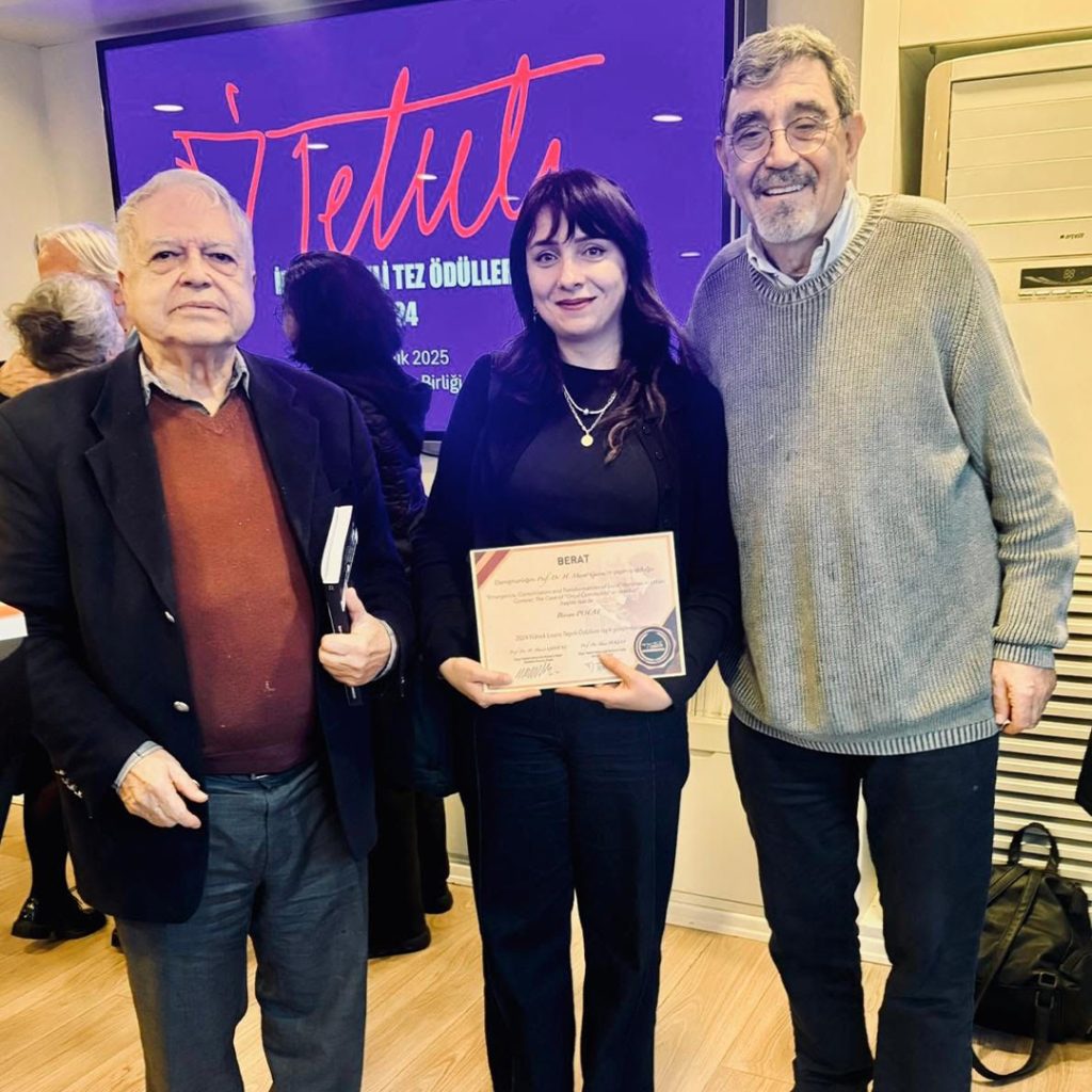 Our Master’s Graduate Bircan Polat Receives Award from İlhan Tekeli Urbanism Culture Foundation