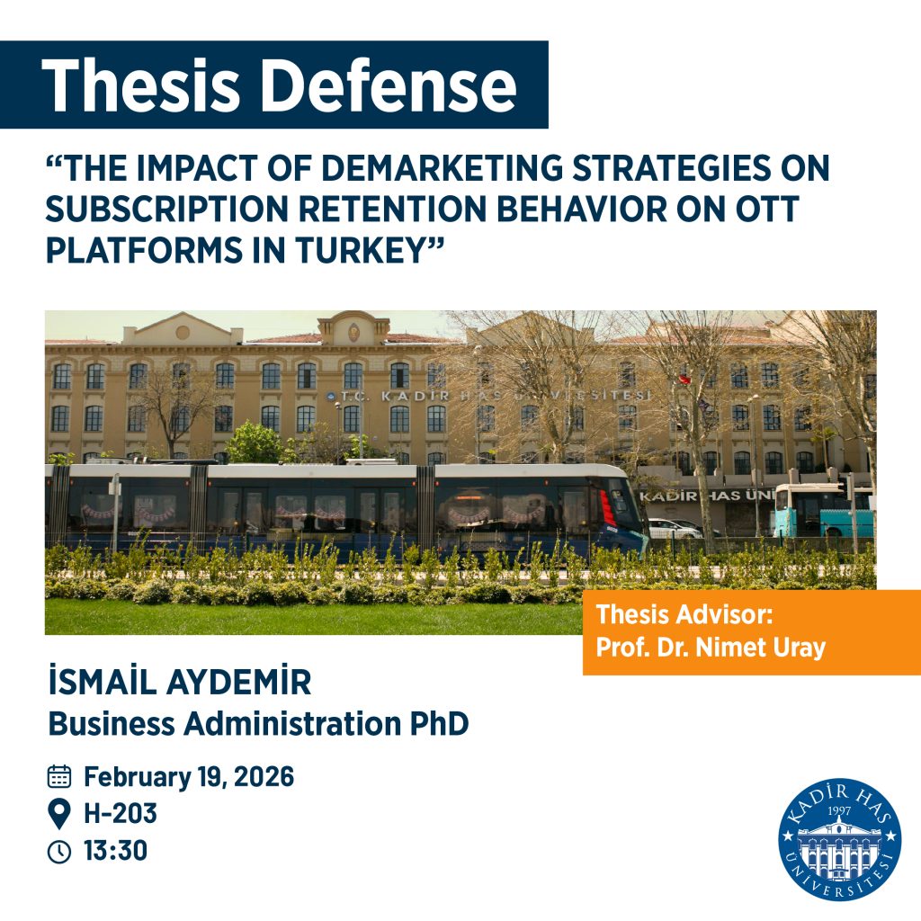 İsmail Aydemir Ph.D. Thesis Defense Announcement