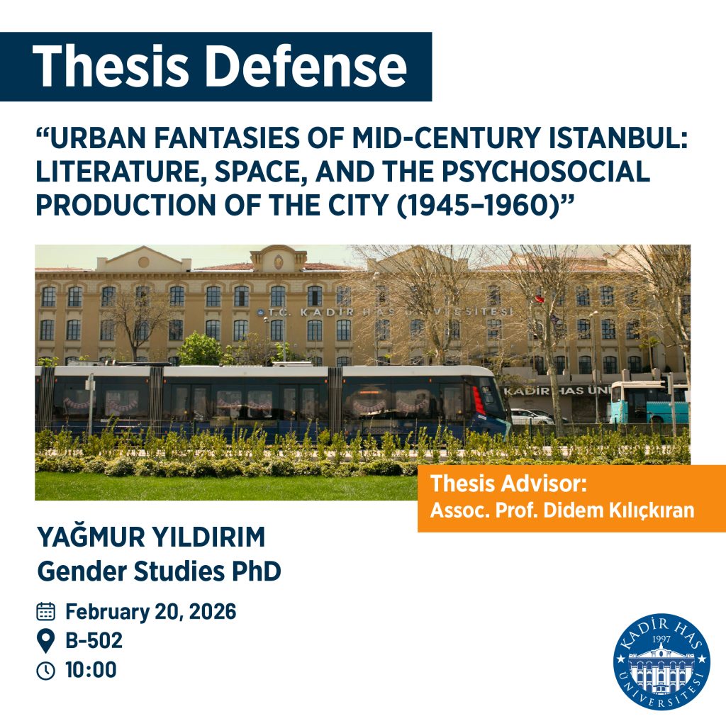 Yağmur Yıldırım Ph.D. Thesis Defense Announcement