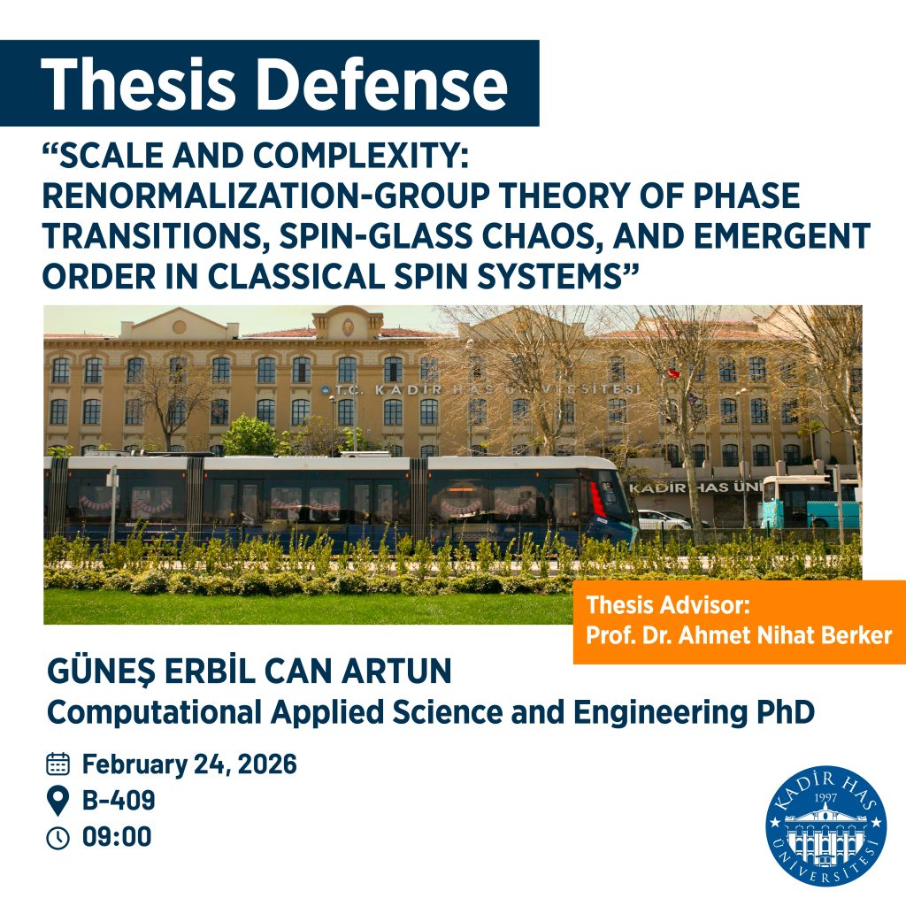 Güneş Erbil Can Artun Ph.D. Thesis Defense Announcement