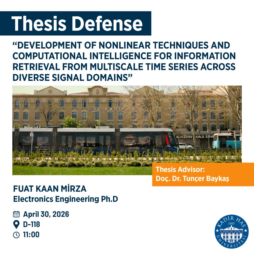 Fuat Kaan Mirza Ph.D Thesis Defense Announcement