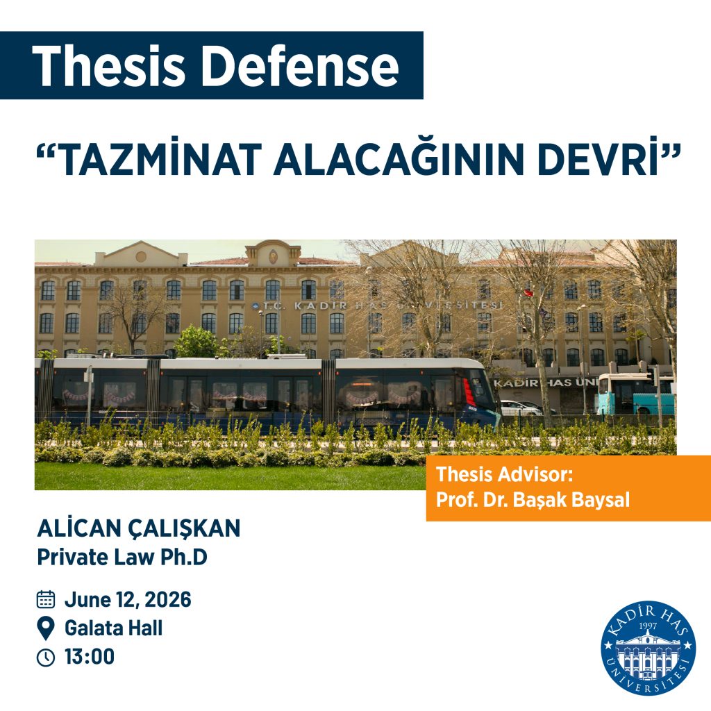 Alican Çalışkan Ph.D Thesis Defense Announcement