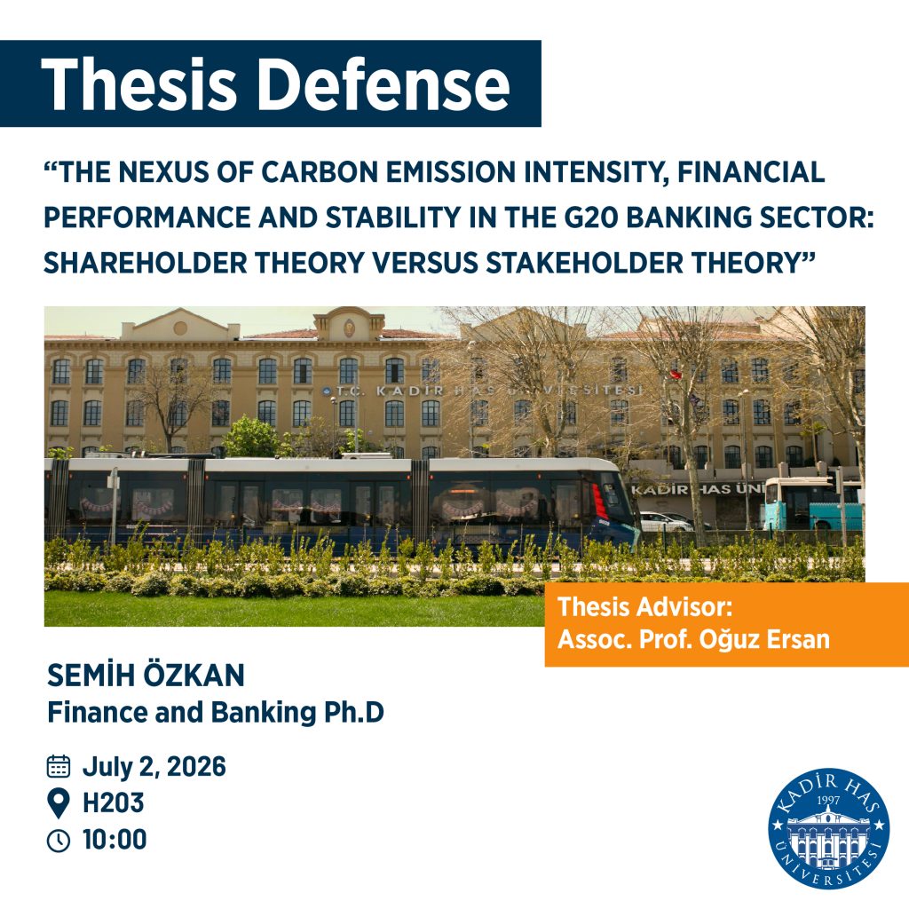 Semih Özkan Ph.D Thesis Defense Announcement