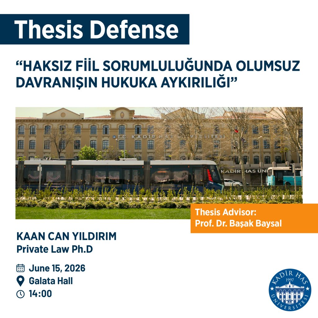 Kaan Can Yıldırım Ph.D Thesis Defense Announcement