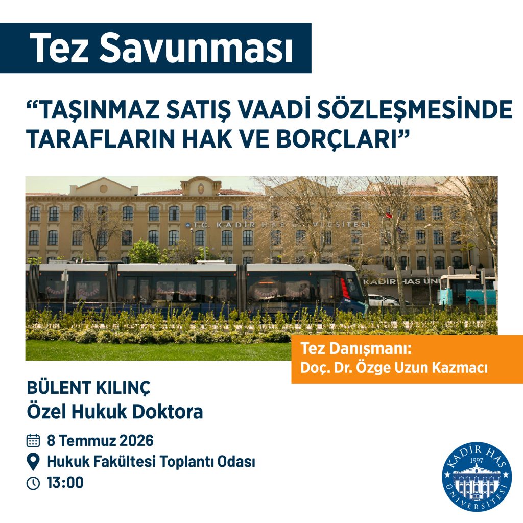 Bülent Kılınç Doktora Tez Savunması