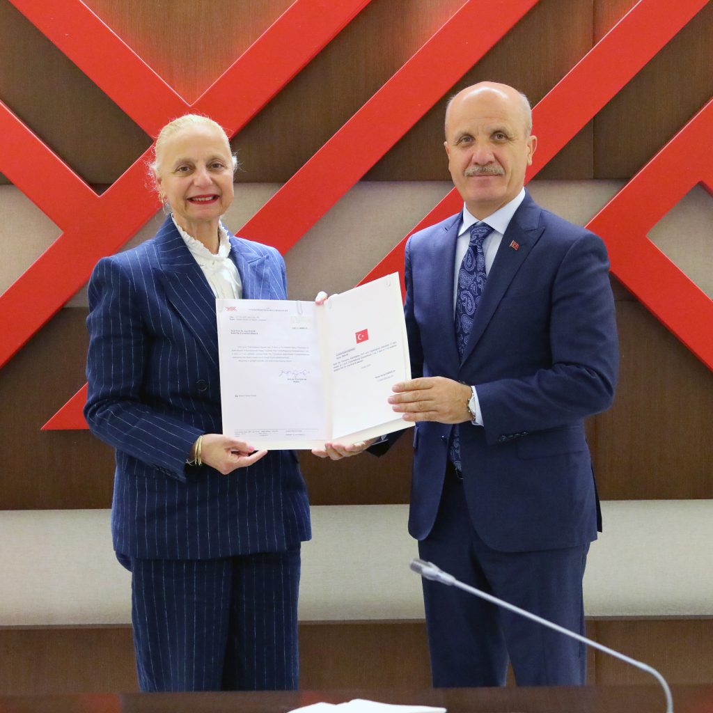 Our Rector, Prof. Dr. Ayşe Başar, Receives Her Certificate of Appointment