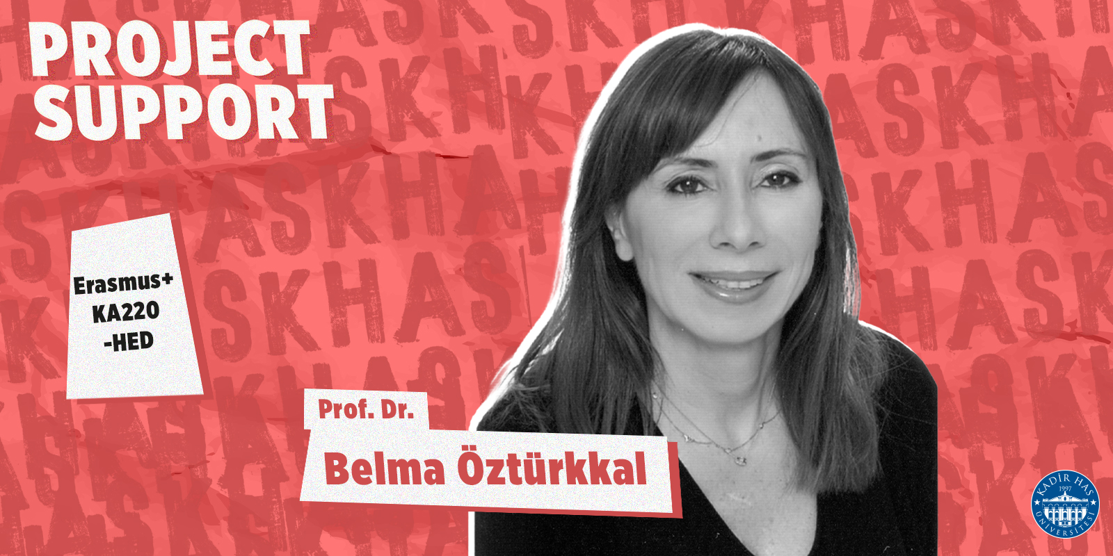 Prof. Dr. Belma Öztürkkal Erasmus+ project funding